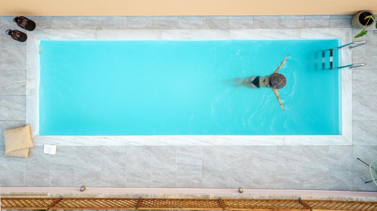 Arch Houses - Sharing Pool Spilia  ภายนอก รูปภาพ